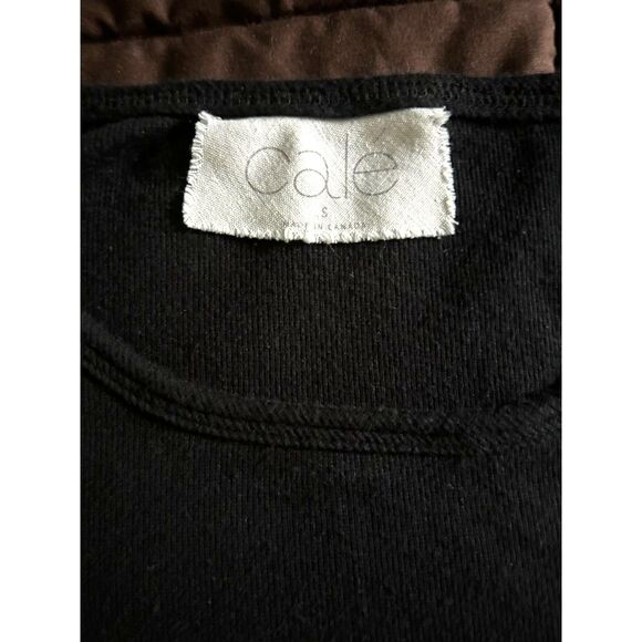 Cale women's black short active wear tank top size small - Picture 2 of 5